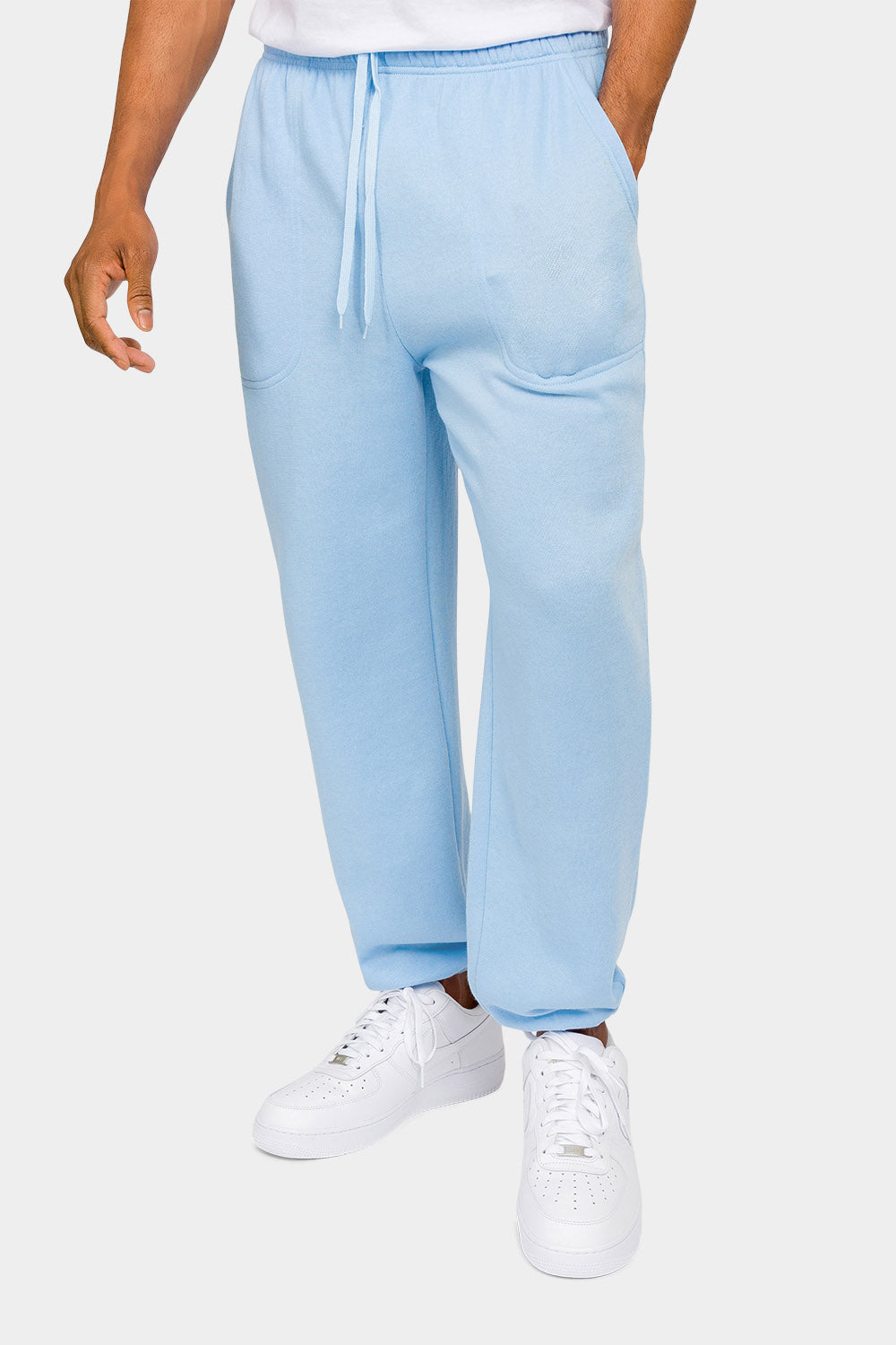 Essential Solid Lightweight Fleece Sweatpants