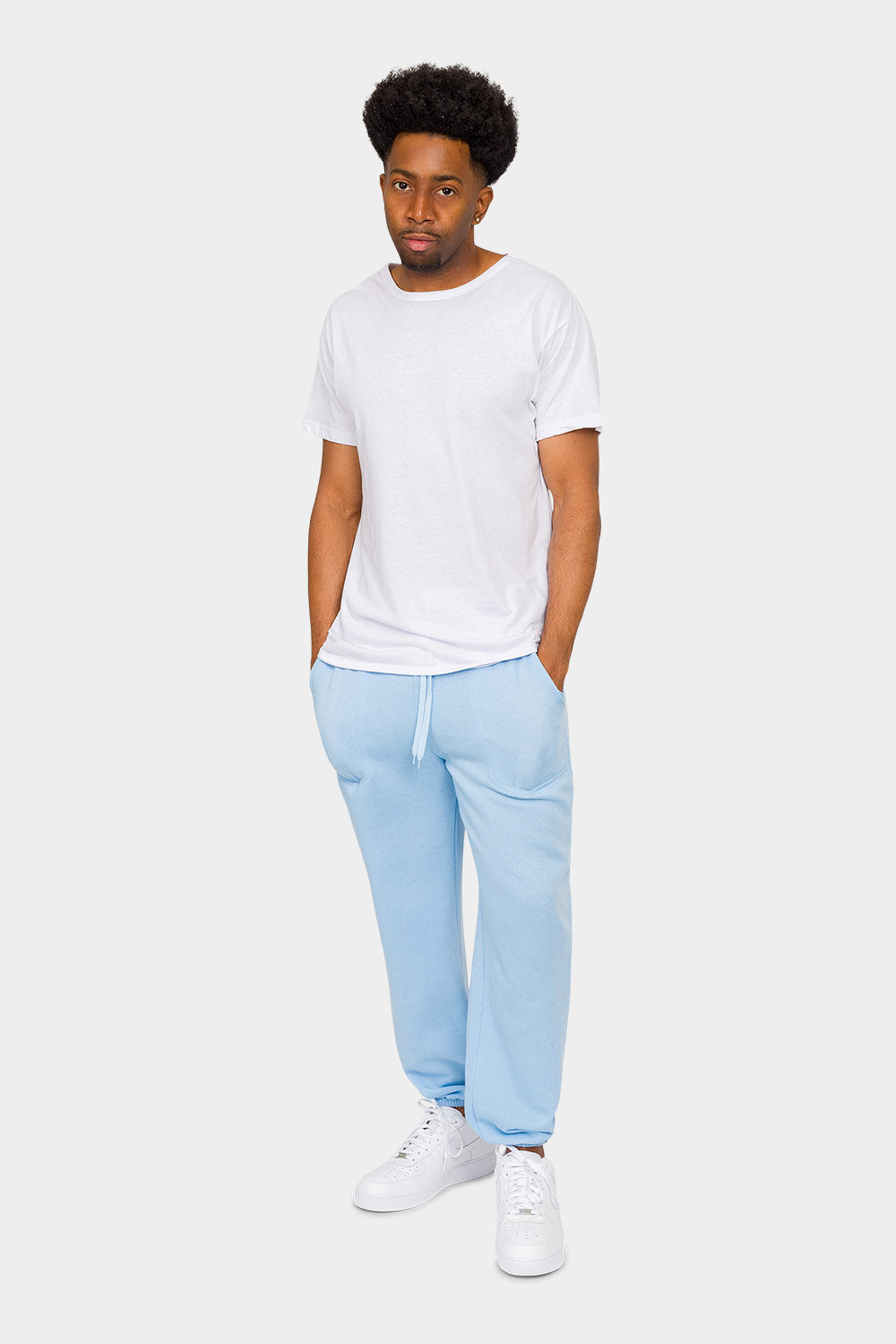 Essential Solid Lightweight Fleece Sweatpants