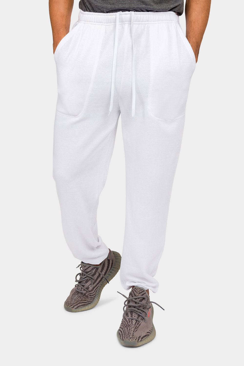 Essential Solid Lightweight Fleece Sweatpants