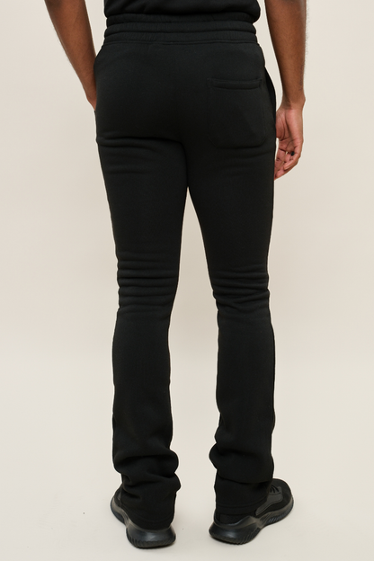Flared Stacked Fleece Sweat Pants