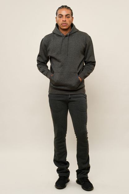 Flared Stacked Fleece Sweat Pants