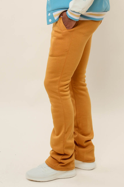 Flared Stacked Fleece Sweat Pants