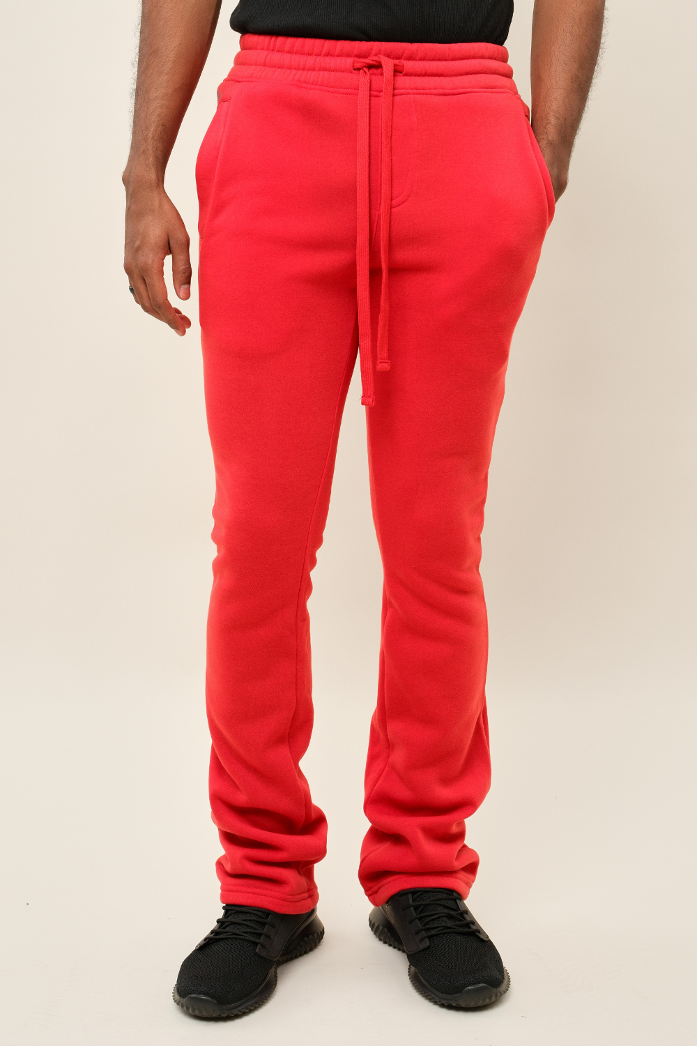 Flared Stacked Fleece Sweat Pants