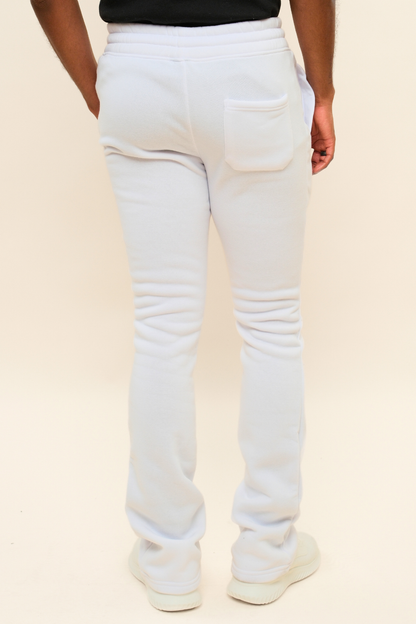 Flared Stacked Fleece Sweat Pants