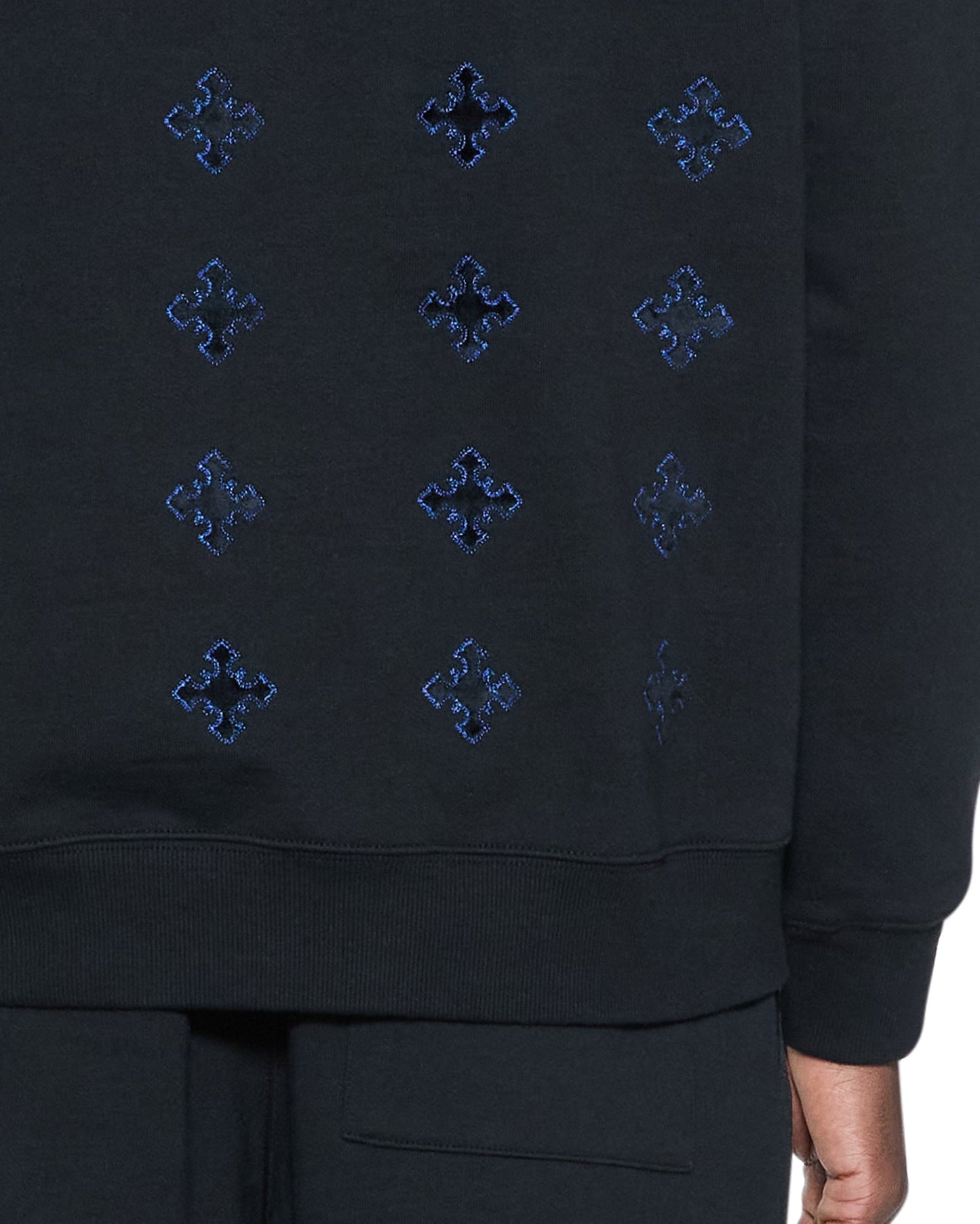 4X4 PAISE BIGGIE HOODIE COBALT BLACK