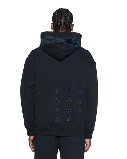 4X4 PAISE BIGGIE HOODIE COBALT BLACK