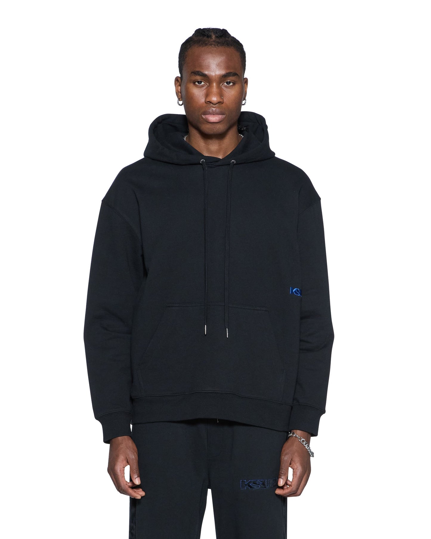 4X4 PAISE BIGGIE HOODIE COBALT BLACK