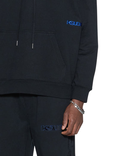 4X4 PAISE BIGGIE HOODIE COBALT BLACK