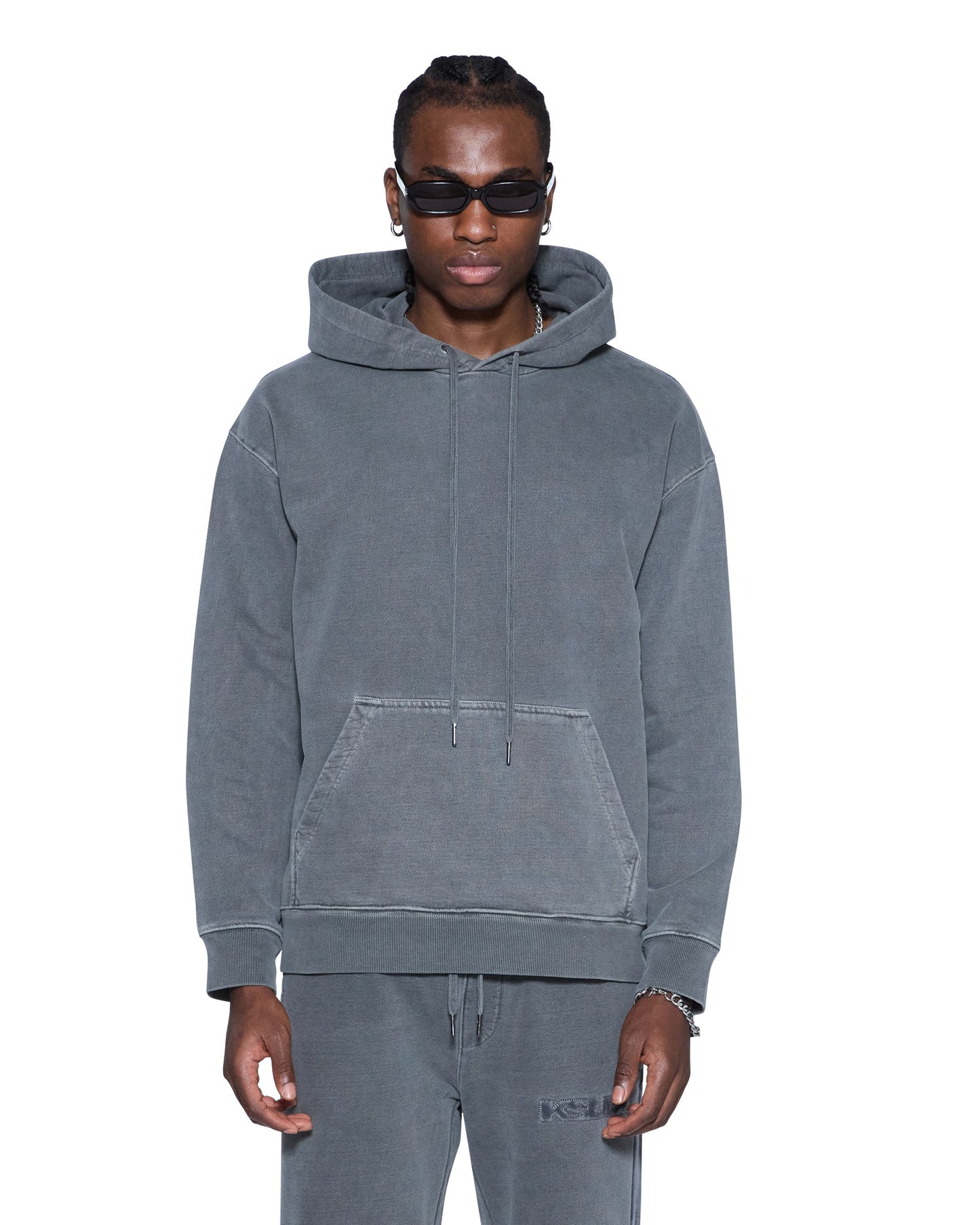 4X4 PAISE BIGGIE HOODIE CHARCOAL