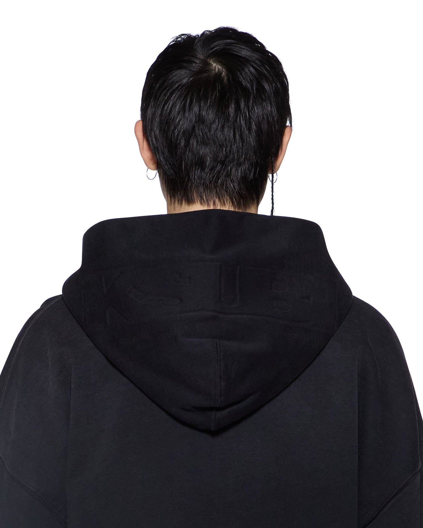 INTRUDER EKCESS ZIP HOODIE JET BLACK