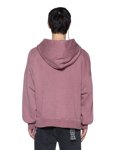 INTRUDER EKCESS ZIP HOOD PLUM