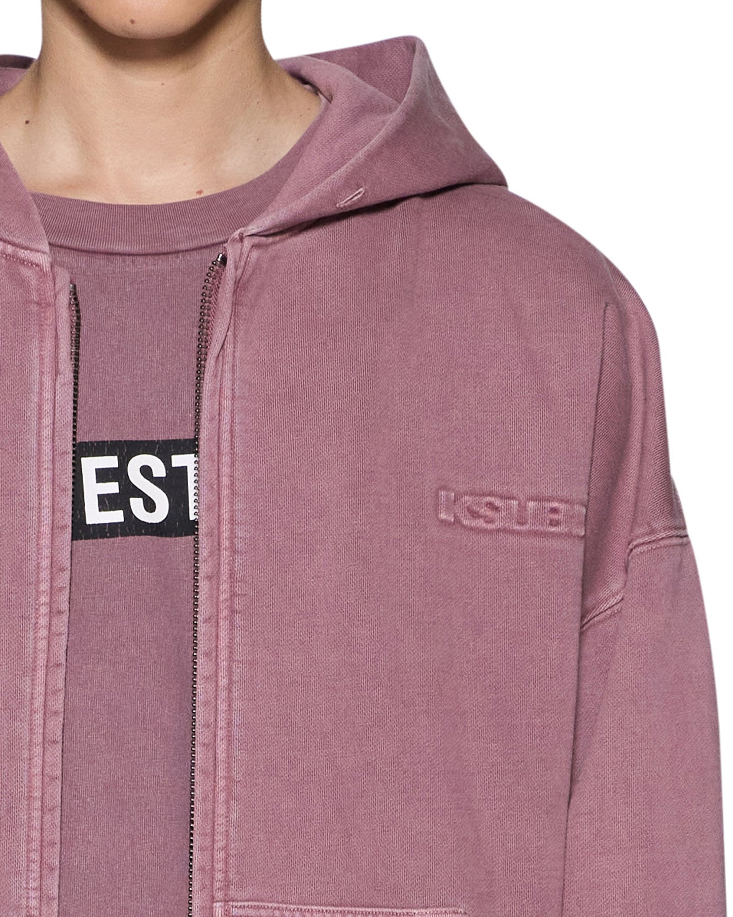 INTRUDER EKCESS ZIP HOOD PLUM