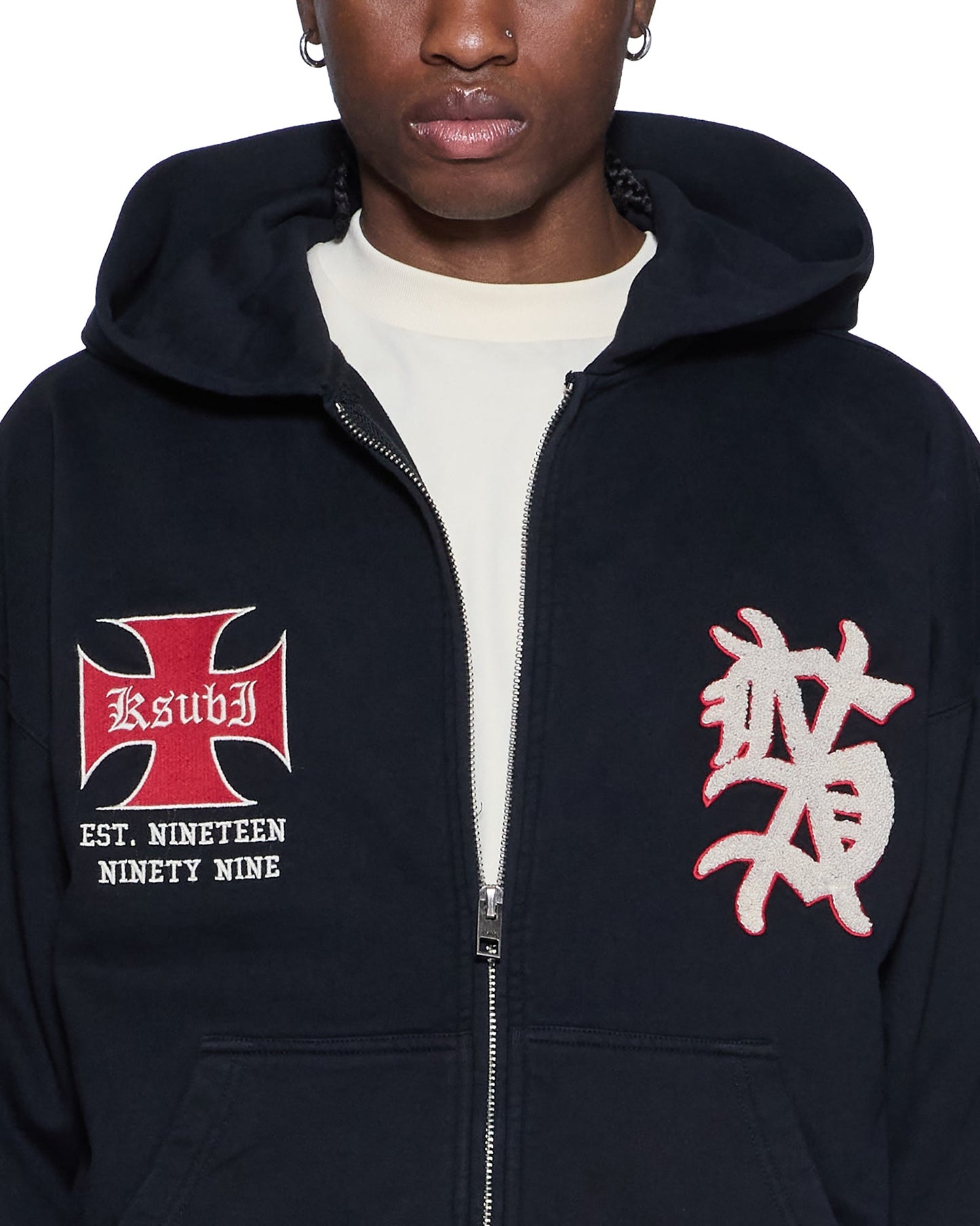 LEAGUE EKCESS ZIP HOODIE JET BLACK
