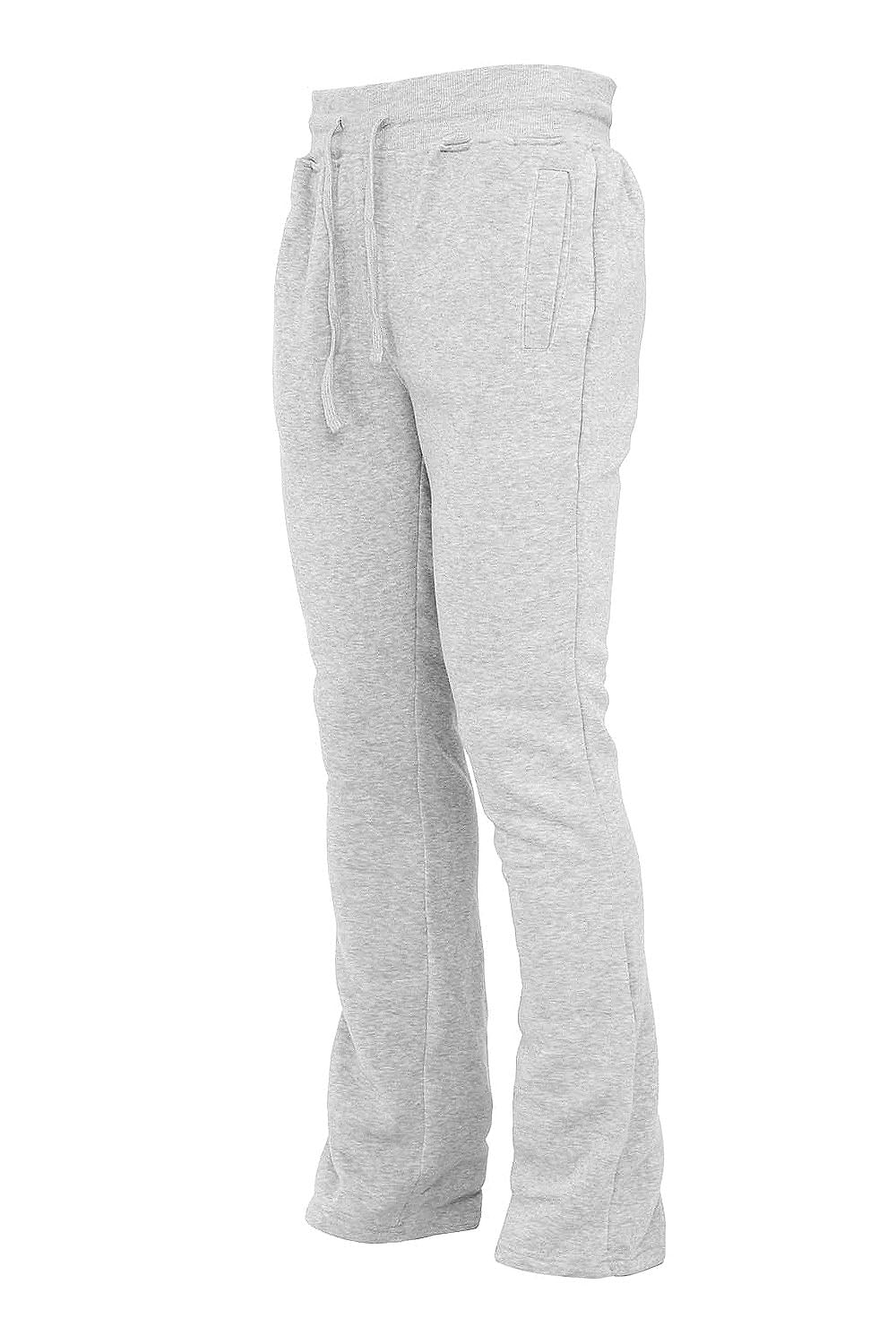 Men's Essential Slim Fit Flared Fleece Stacked Sweatpants