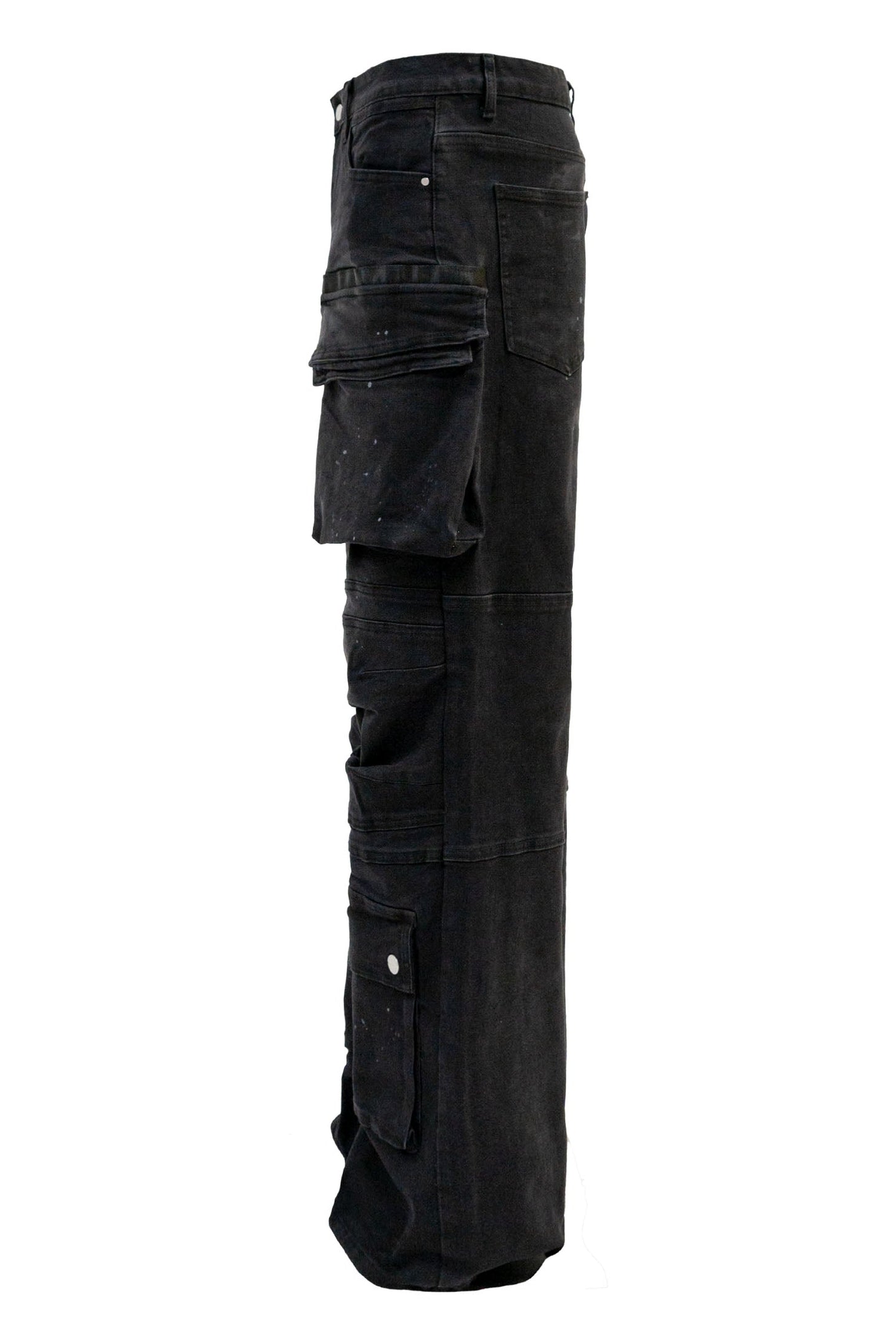 Men's Y2k Wide Fit Utility Baggy Denim Pants