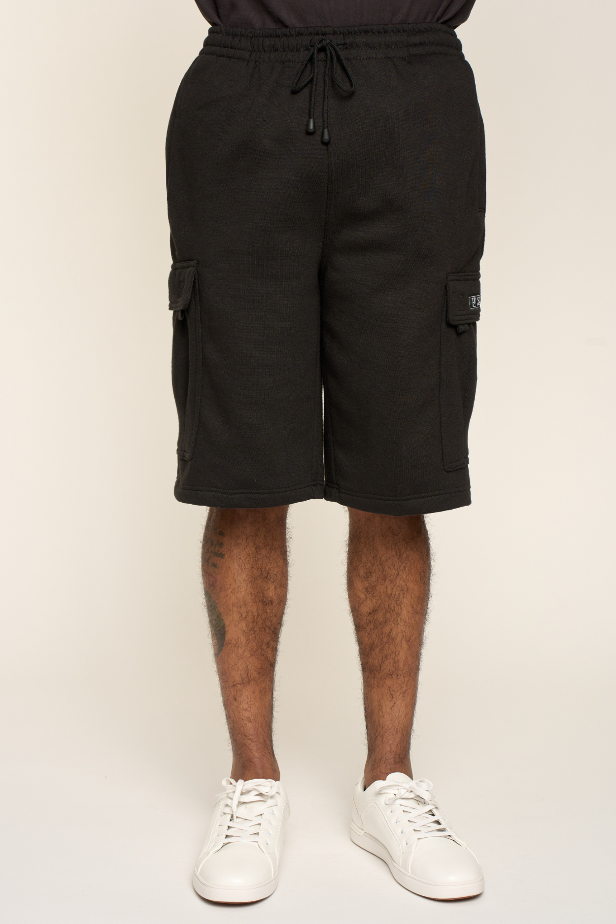 Men's Solid Fleece Heavyweight Cargo Shorts