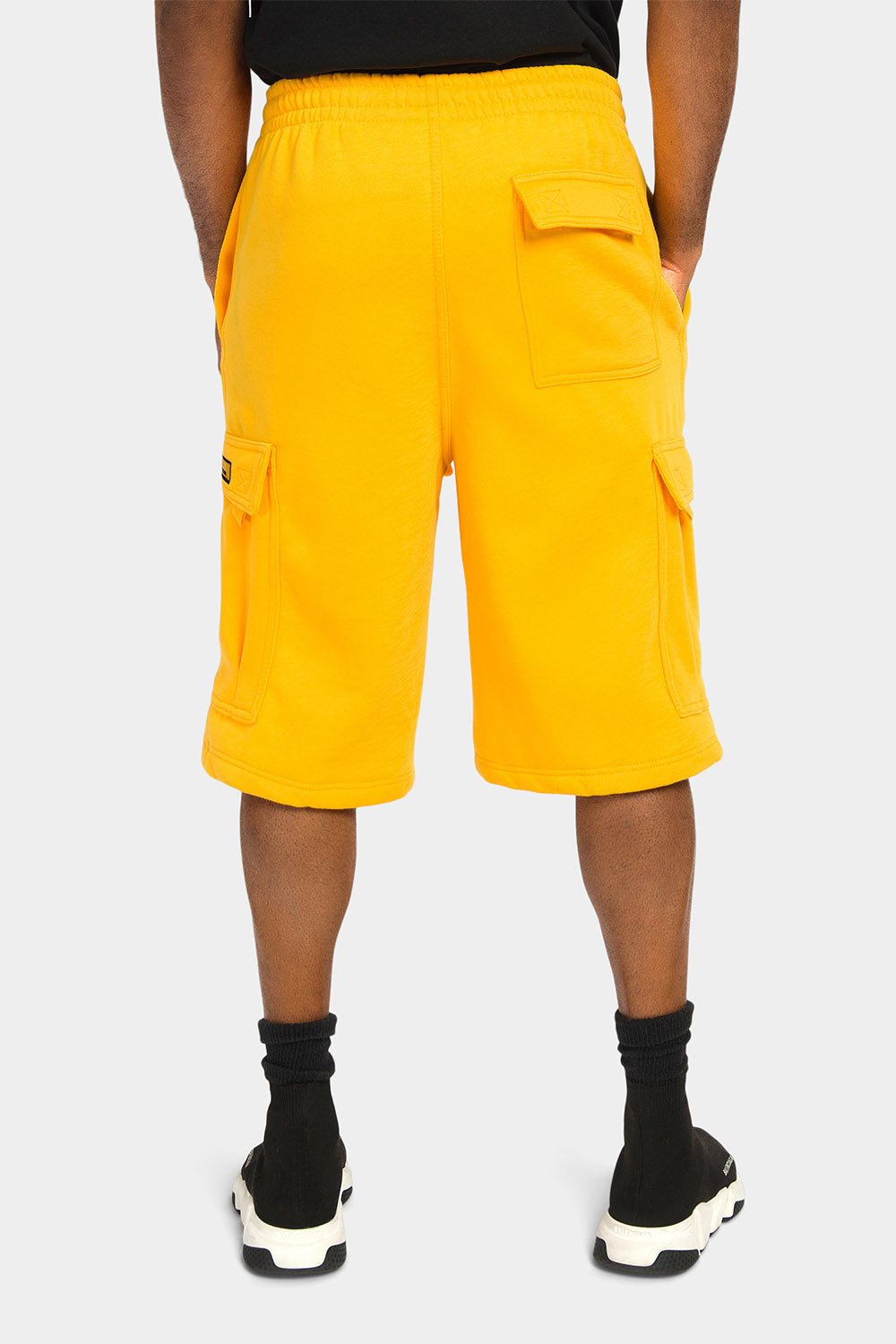 Men's Solid Fleece Heavyweight Cargo Shorts