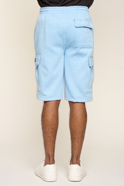 Men's Solid Fleece Heavyweight Cargo Shorts