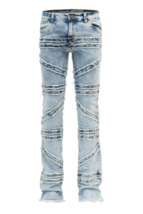 Men's Stacked Crossover Denim Jeans