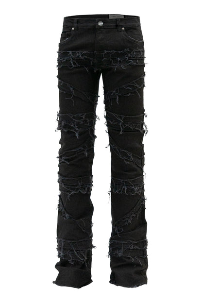 Men's Stacked Crossover Denim Jeans