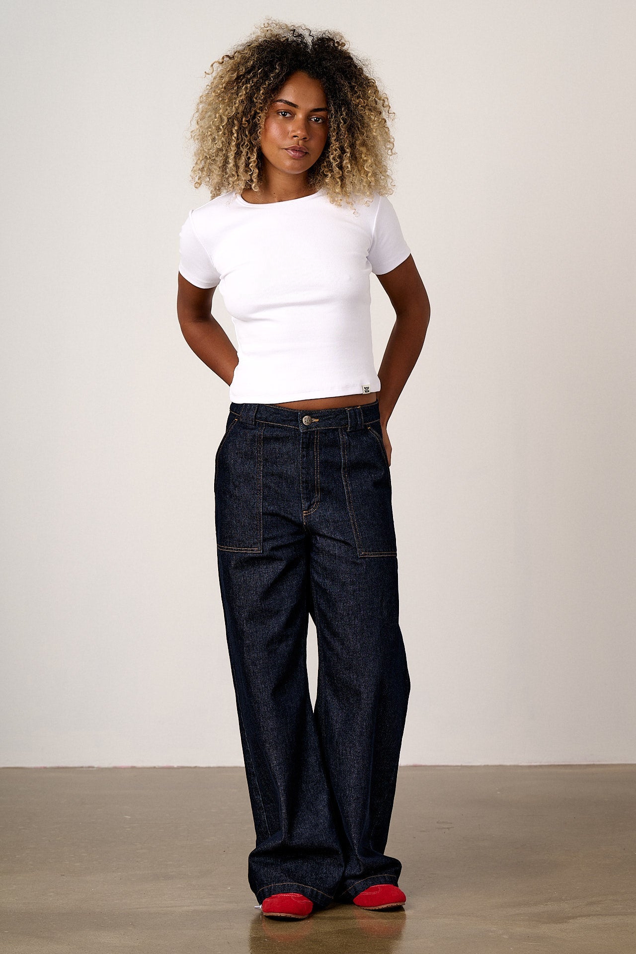 Gracie - Cotton T-Shirt in White
