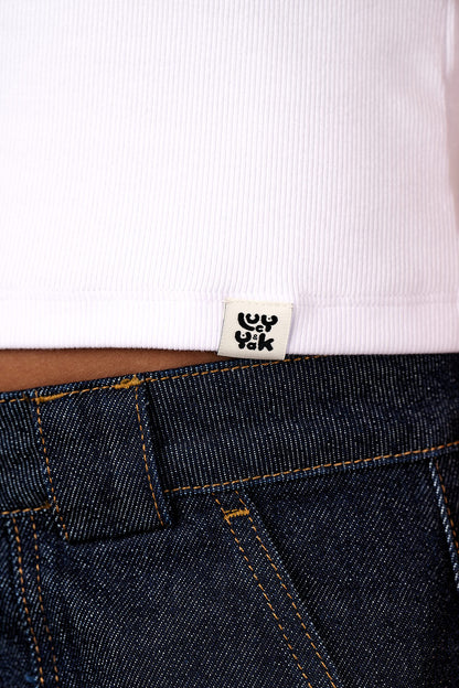 Gracie - Cotton T-Shirt in White