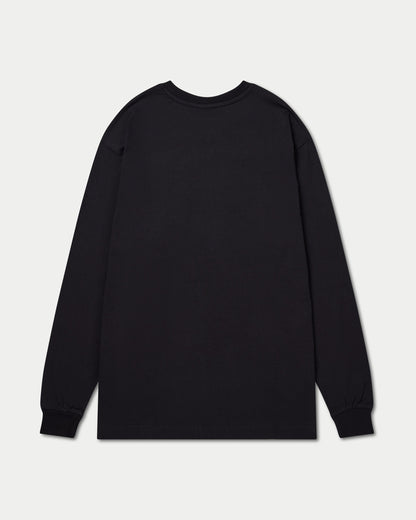 Mens Label Long Sleeve Oversized T-Shirt