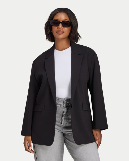 Womens Studio Oversized Blazer