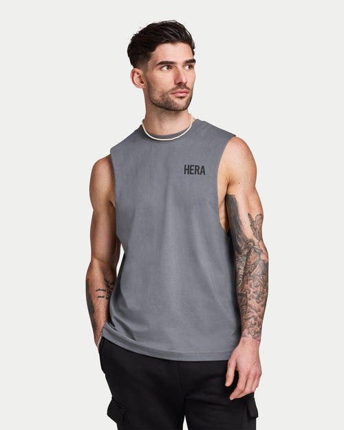 Mens Staple Oversized Tank