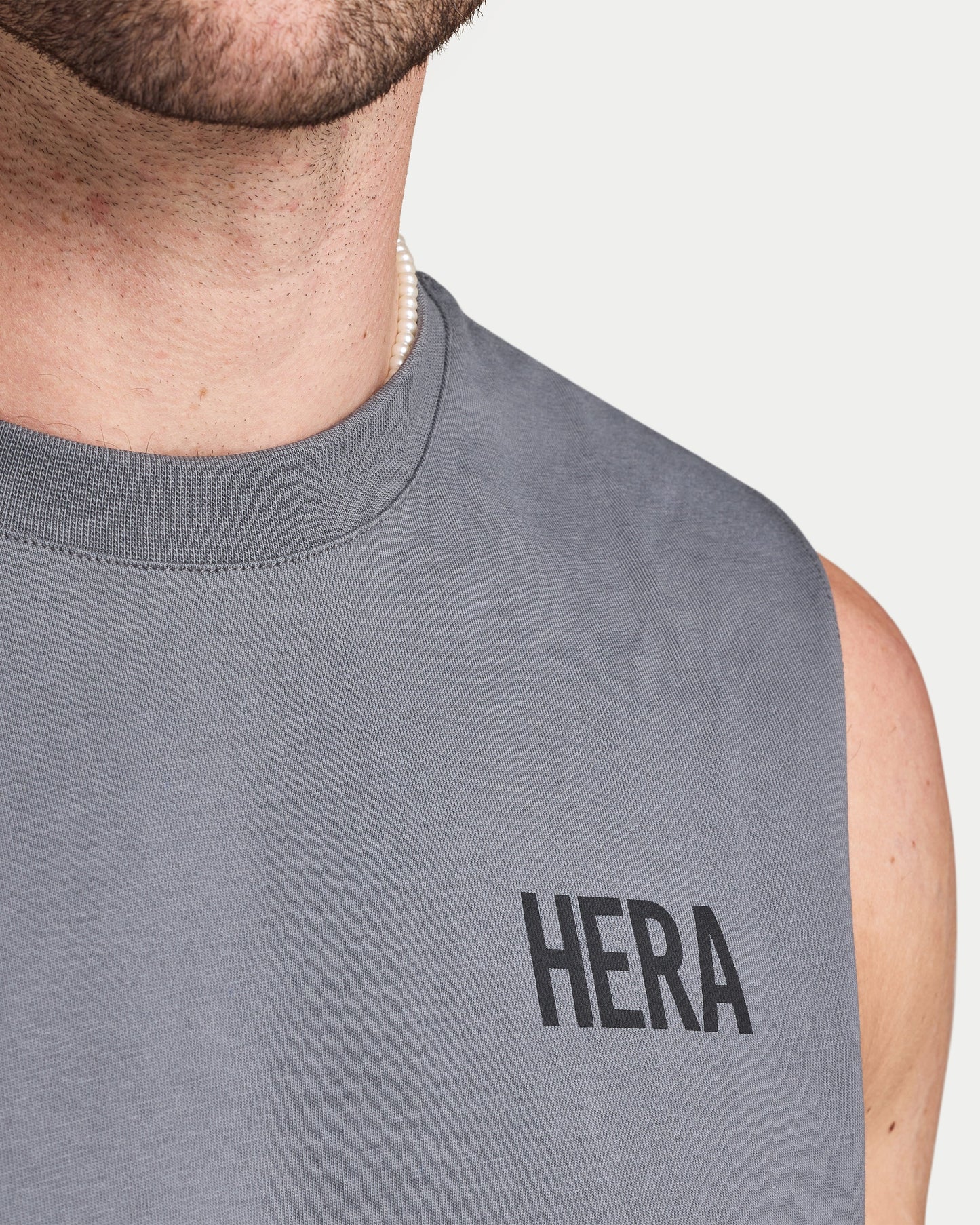 Mens Staple Oversized Tank