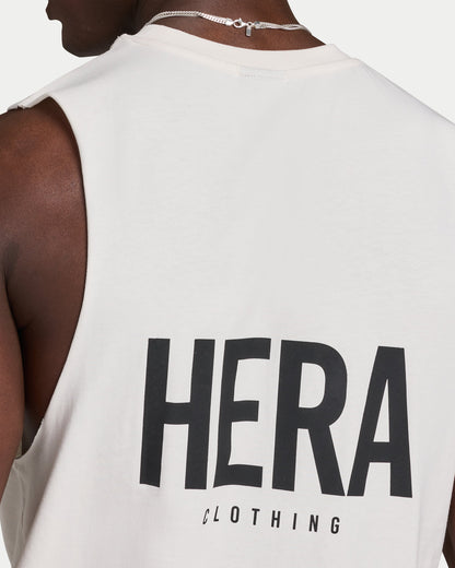 Mens Staple Tank - White