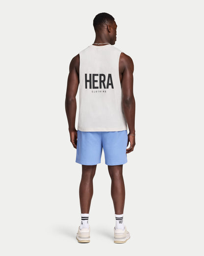 Mens Staple Tank - White