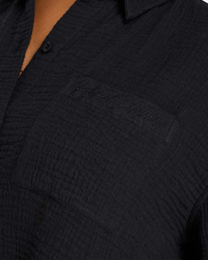 Womens Resort Cropped Shirt