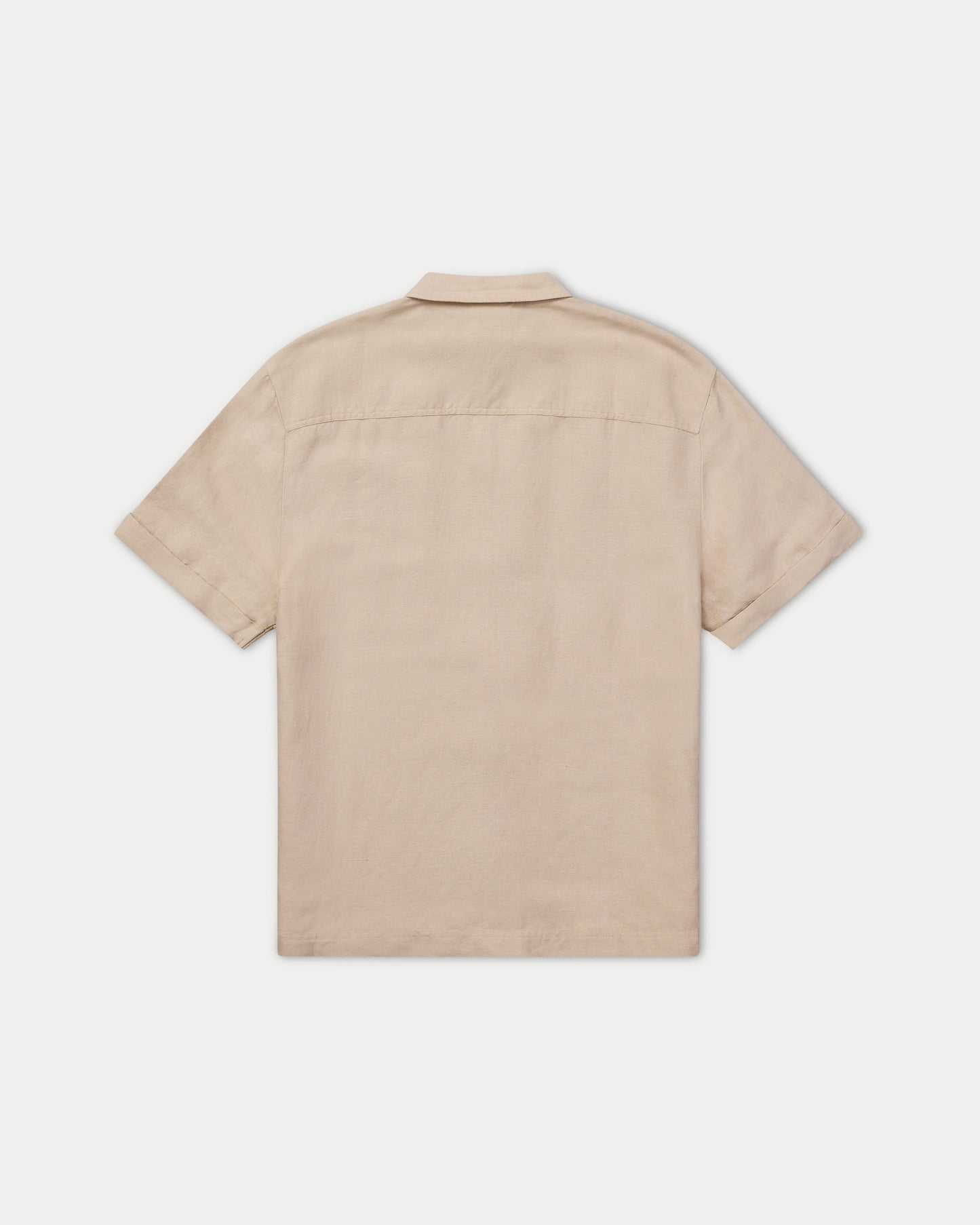 Mens Linen Short Sleeve Shirt