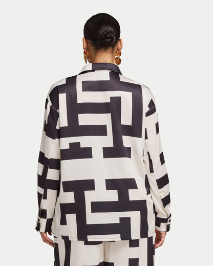 Womens Monogram Resort Shirt