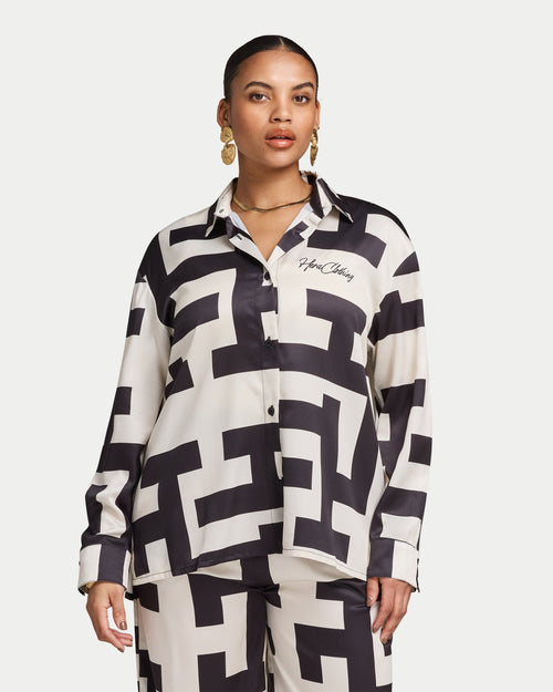 Womens Monogram Resort Shirt