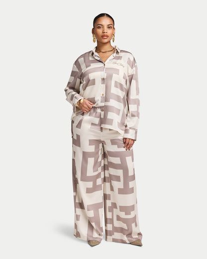 Womens Monogram Resort Trouser