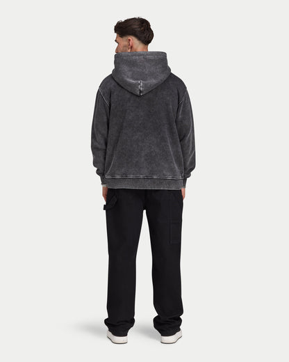 Mens Signature Washed Oversized Hoodie
