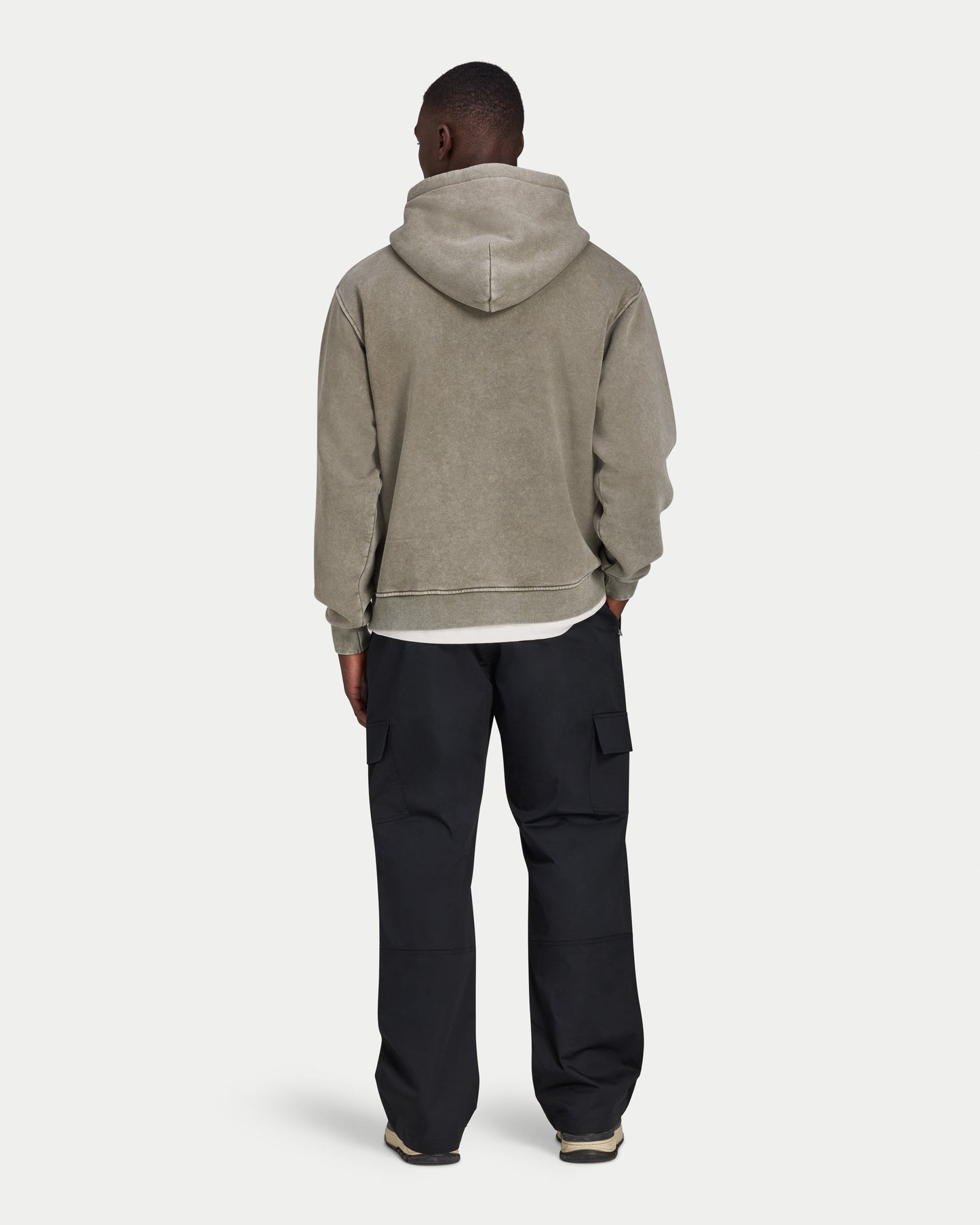 Mens Signature Washed Oversized Hoodie