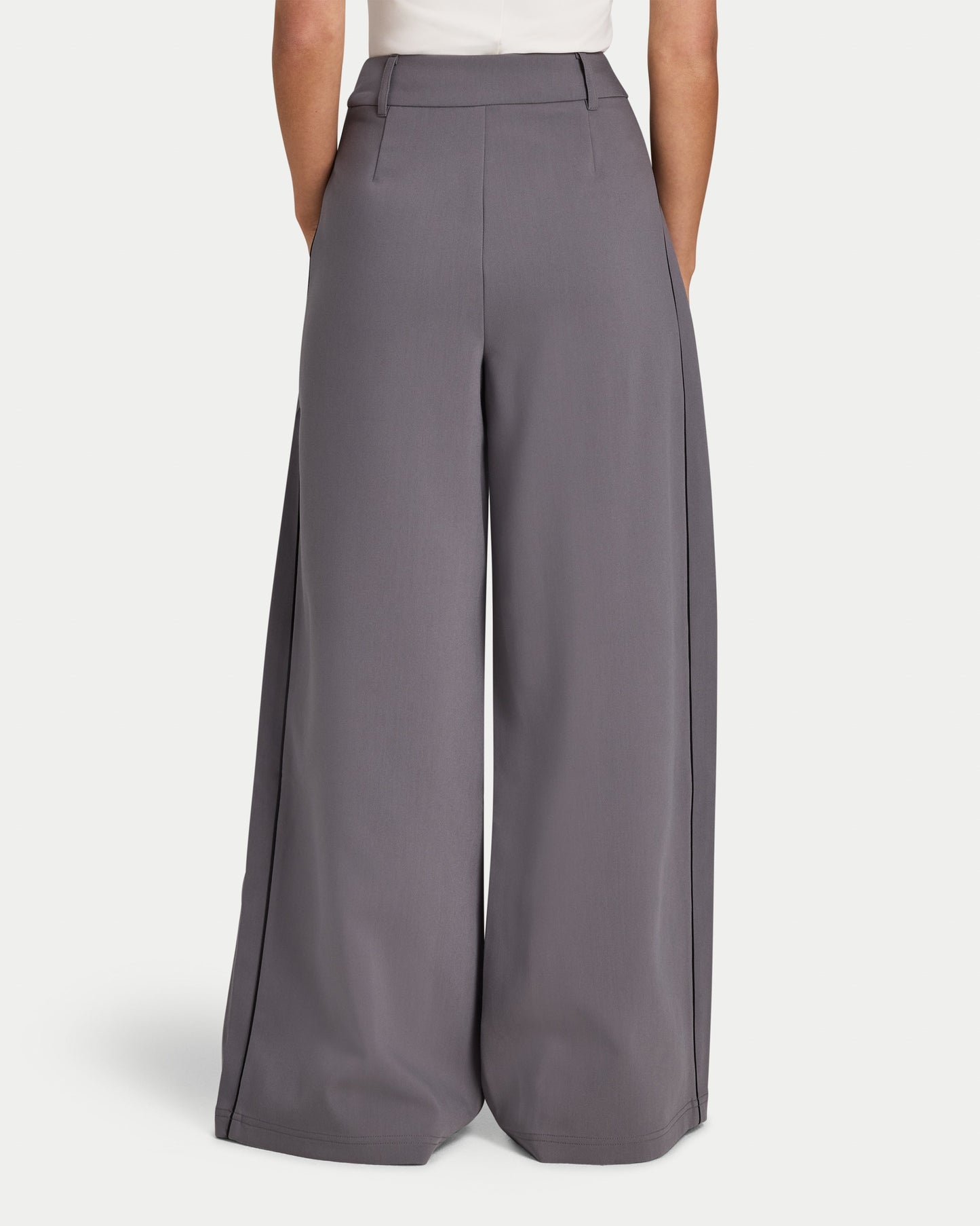 Womens Studio Wide Leg Trouser