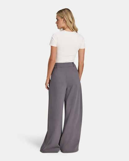Womens Studio Wide Leg Trouser