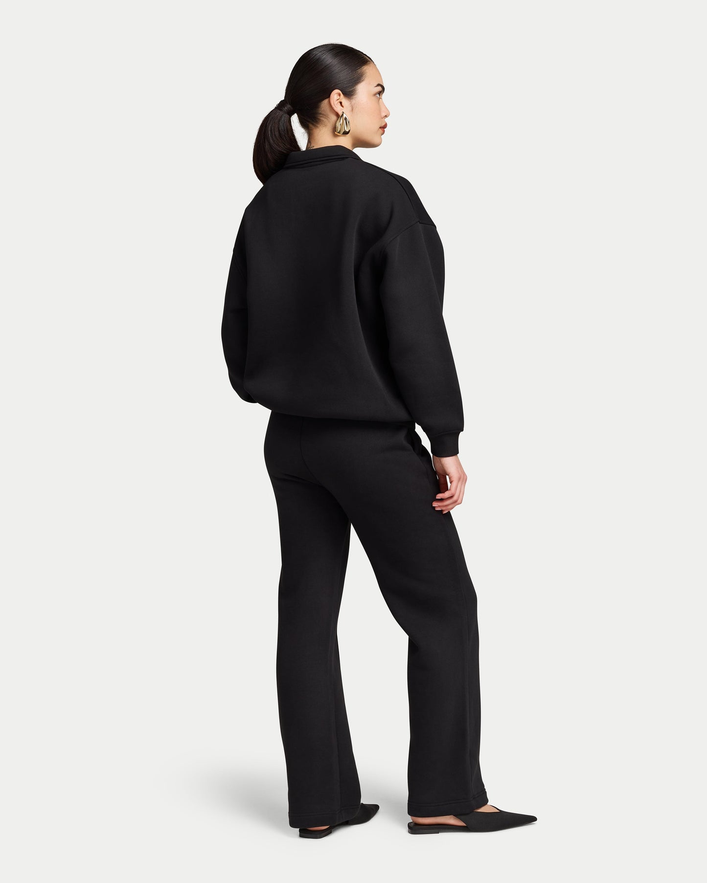 Womens Collective Collared Sweatshirt