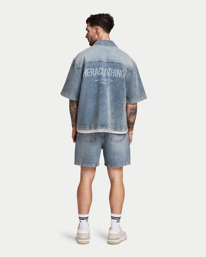 Mens Relaxed Denim Short