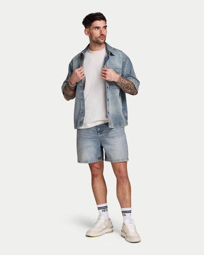 Mens Relaxed Denim Short