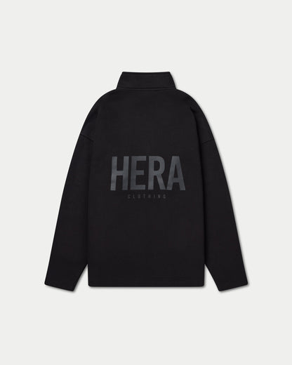 Mens Staple Oversized ¼ Zip Sweatshirt