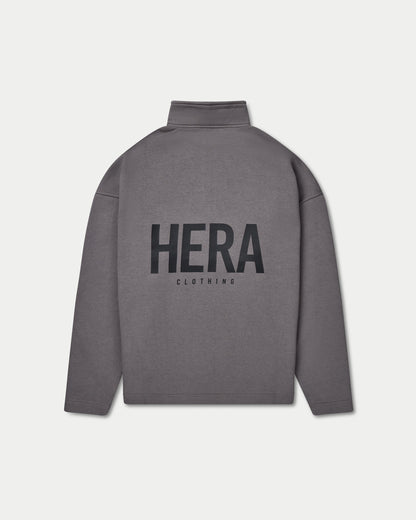 Mens Staple Oversized ¼ Zip Sweatshirt