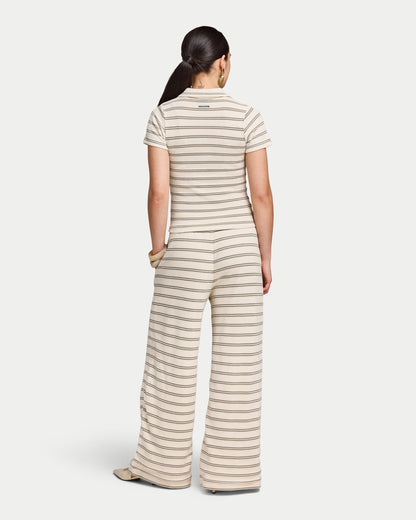 Womens Resort Crochet Polo