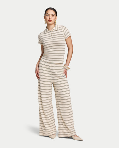 Womens Resort Crochet Trouser