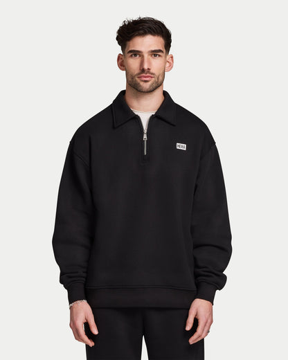 Mens Collective Oversized ¼ Zip Sweatshirt