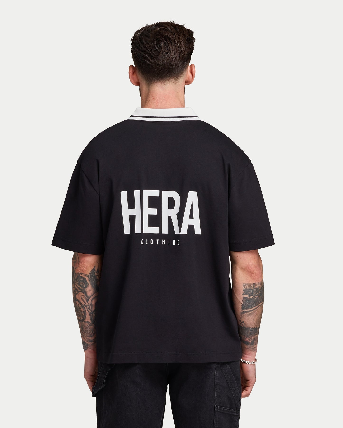 Mens Staple Oversized Polo T-Shirt